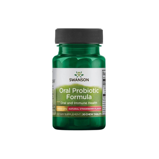 (30 chew tabs) Oral Probiotic Formula, Natural Strawberry - 30 chew tabs