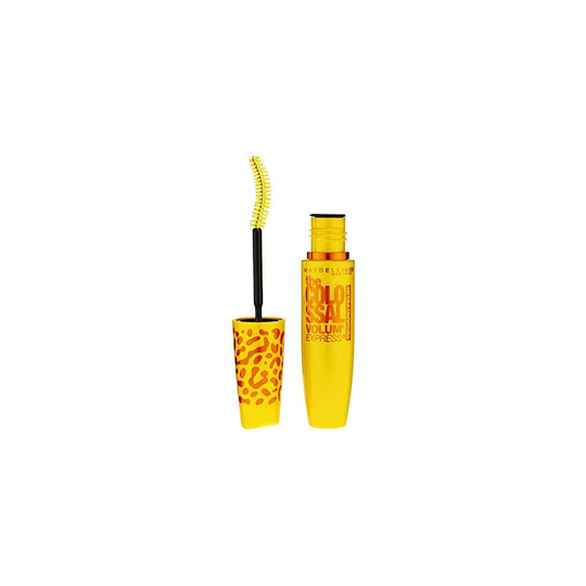 Maybelline New York Volume Express Colossal Cat Eyes Washable Mascara, Glam Black, 0.31 Fluid Ounce