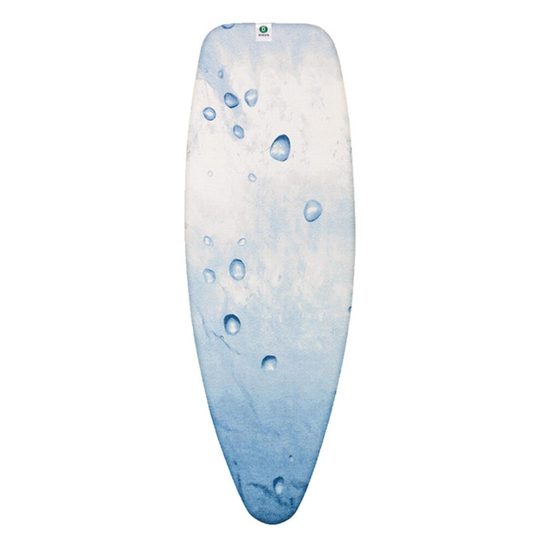 Brabantia Ironing Board Cover 2 mm Foam - 135 x 45 cm, Extra Large, Ice Water