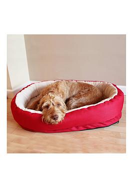 Rosewood Red &Amp; Cream Orthopaedic Bed - 34 Inch