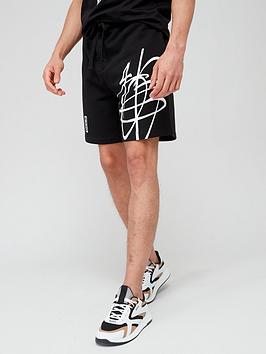 Hugo Dabsaroka Relaxed Fit Shorts - Black