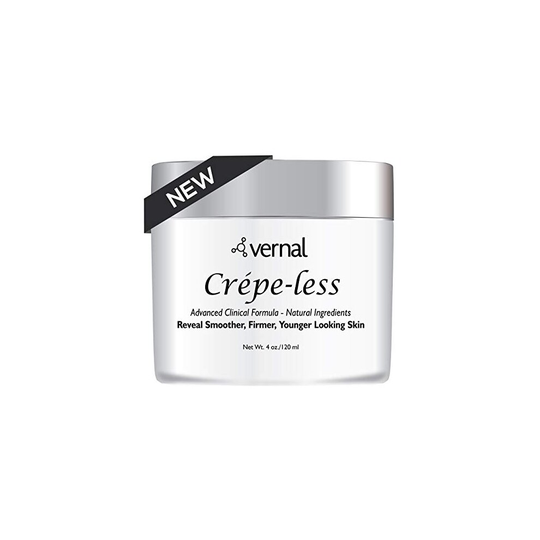 Crepe-less crepey skin firming cream to repair crepey arms, neck & hands. Organic tightening cream to erase crepy skin on arms, neck and body. Best mo