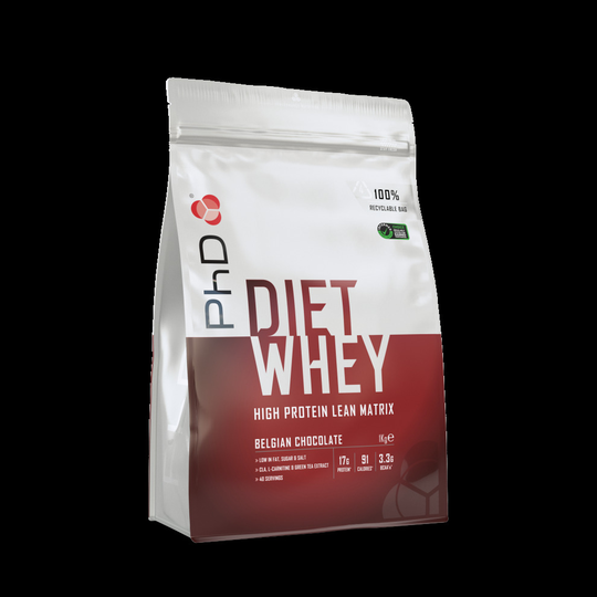 (Belgian Chocolate, 1 kg) PhD Nutrition Diet Whey Slimming Weight Loss Meal Replacement Protein Shake