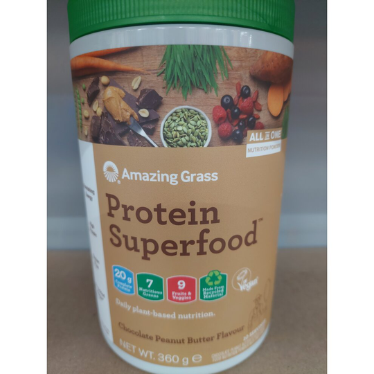 Amazing Grass Protein SuperFood 10 Servings Chocolate Peanut Butter