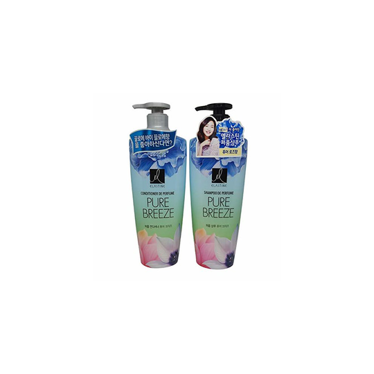 Elastine Perfumed Pure Breeze Hair Shampoo+Conditioner Set 600mlx2