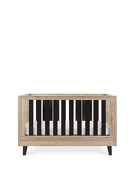 Tutti Bambini Como Cot Bed - Distressed Oak/Slate