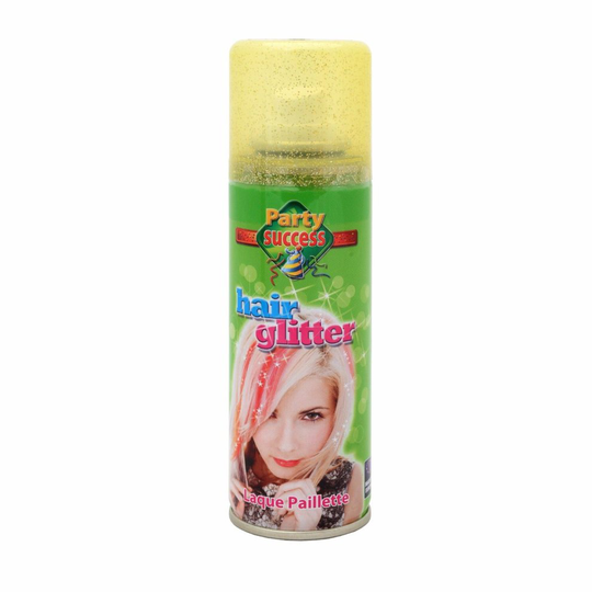 (Gold Glitter) Wash Out Temporary Coloured Hair Sprays 125ml