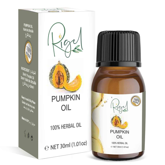 RIGEL 100% Herbal Pumpkin Seed Oil | Pumpkin Seed Oil For Hair Loss - 30ml
