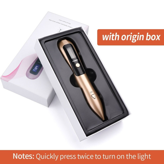 (Gold) Laser Plasma Pen for Freckle, Skin Tag, Spot, Mole, Tattoo Removal
