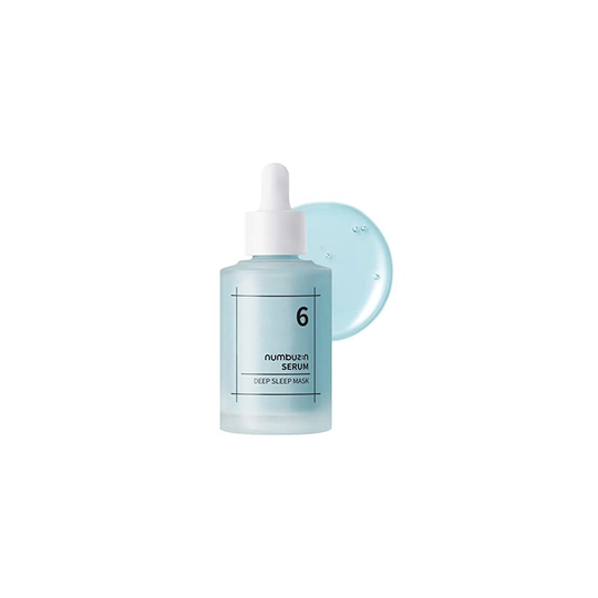 numbuzin No.6 Deep Sleep Mask Serum, 1.69 fl.oz / 50ml | Dull, Dry skin, Moisturizing, Water glow, Elasticity