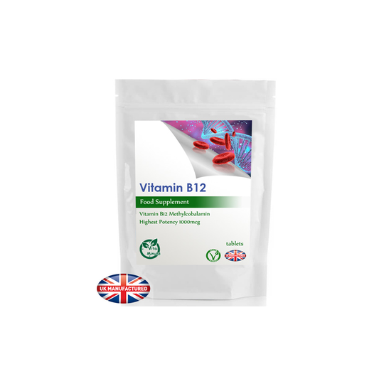 Vitamin B12 1000mg - 30 Tablets (V) Fight Tiredness Fatigue, UK