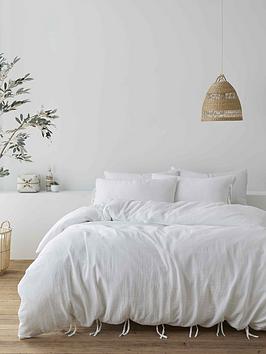 Catherine Lansfield Afra Cotton Muslin Duvet Set