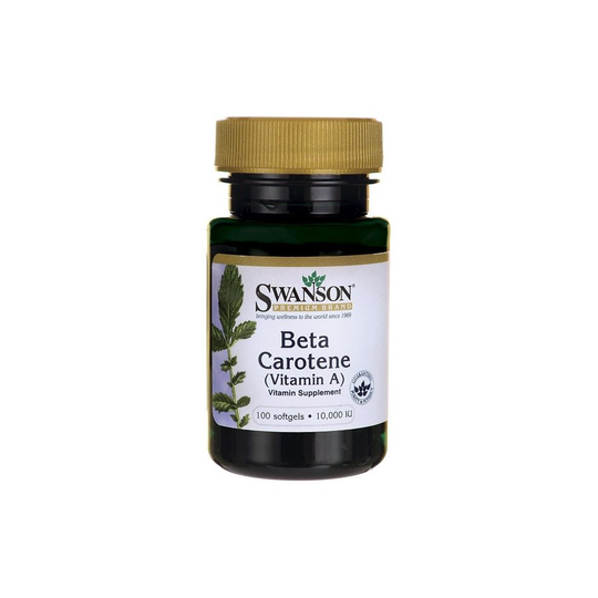 Swanson Beta-Carotene (Vitamin A), 10 000 IU -100 softgels