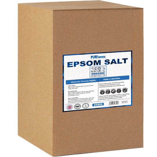 (25Kg) Epsom Salt Medical Grade 25Kg Box Vegan Vegetarian