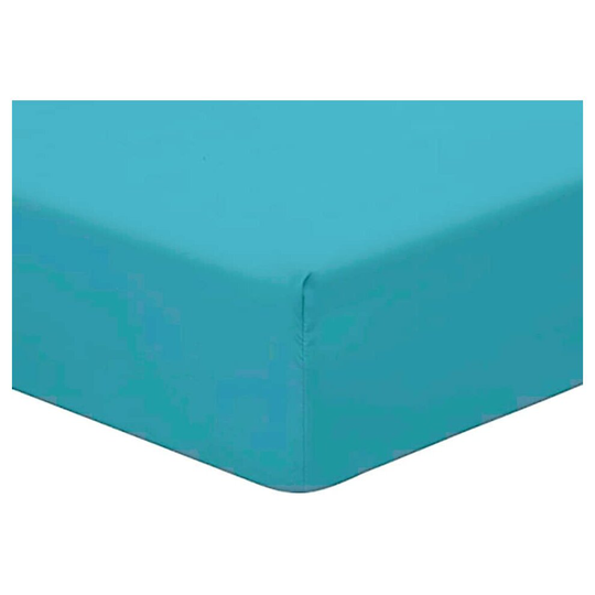 (Double, Teal) Deep fitted Sheet 25cm BedSheets 100% PolyCotton