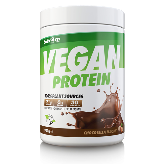 (Chocotella) Per4m Vegan Protein 100% Plant 908g 30 Serve