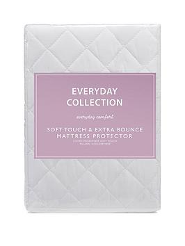 Very Home Soft Touch &Amp; Extra Bounce Mattress Protector