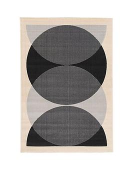 Everyday Creation Carved Semi Circles Rug