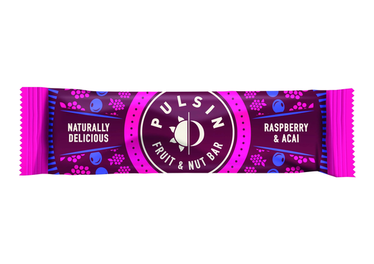 Pulsin Raspberry & Acai Fruit & Nut, 35gr