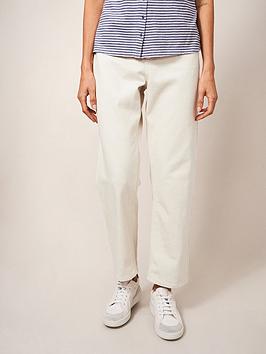 White Stuff Miley Relaxed Straight Jean -Beige
