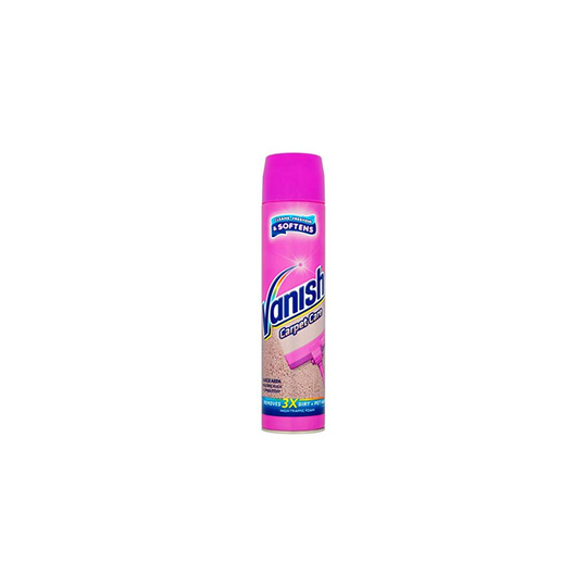 Vanish Carpet Cleaner + Upholstery, Power Foam Shampoo, Large Area Cleaning, 600 ml