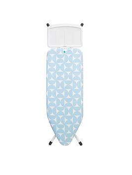 Brabantia Fresh Breeze Large Ironing Board (C), Steam Unit, White Frame