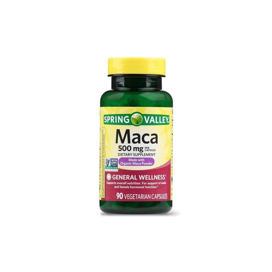Spring Valley Maca Capsules, 500mg, 90 Count