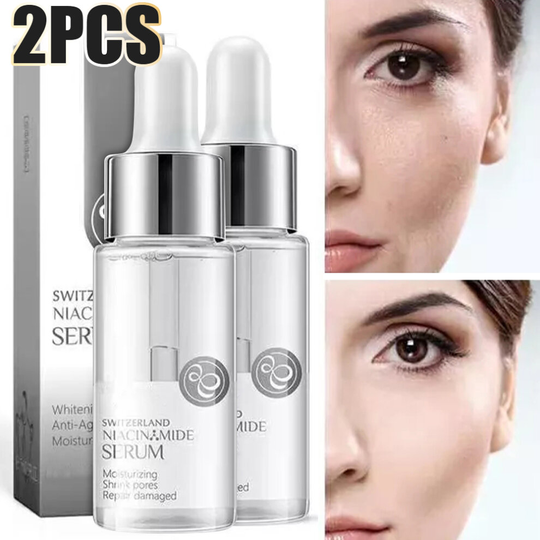(2 pcs) Nicotinamide Serum Hyaluronic Acid Pure Anti Wrinkle Whitening Skin Care Serum