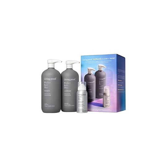 Living proof Proof Brilliantly Clean and Shiny Limited Edition Gift Set Christmas Haircare Shampoo Conditioner 1510ml