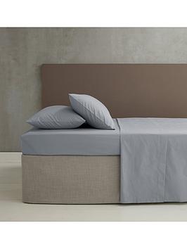 Catherine Lansfield Easy Iron Fitted Sheet In Grey