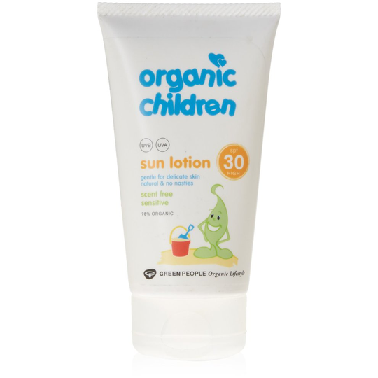 Green People Organic Children Sun Lotion SPF30 - Scent Free 150ml