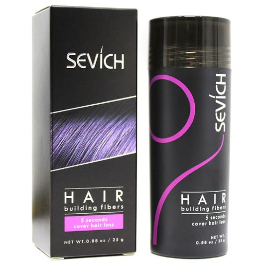 SEVICH hair building fibers + hair spray 100ml 25g - LIGHT BROWN