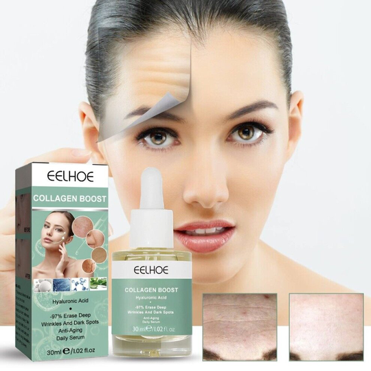REN Advanced Collagen Boost Anti Ageing Serum Reduces Wrinkles Face