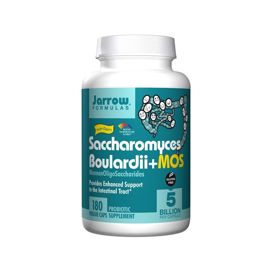 Jarrow Formulas Saccharomyces Boulardii + MOS, 180 vcaps