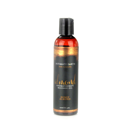 Intimate Earth Almond Aromatherapy Massage Oil - Honey Almond 120ml