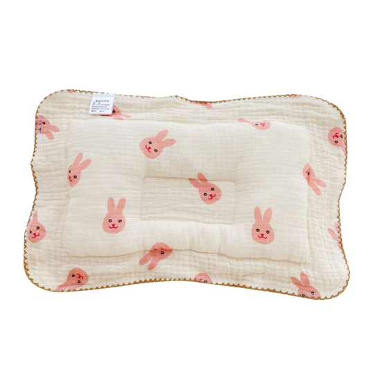 (Rabbit) Baby Head Shaping Pillow Newborn Nursery Cushion Infant Head Support Sleeping