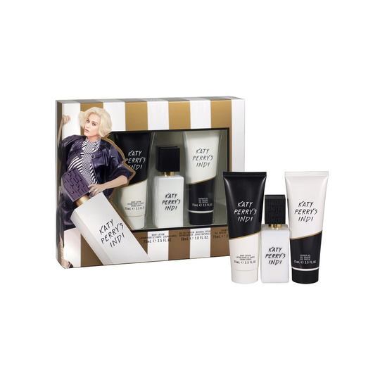 Katy Perry Indi Gift Set - 30ml Eau De Parfum With Body Lotion and Shower Gel.
