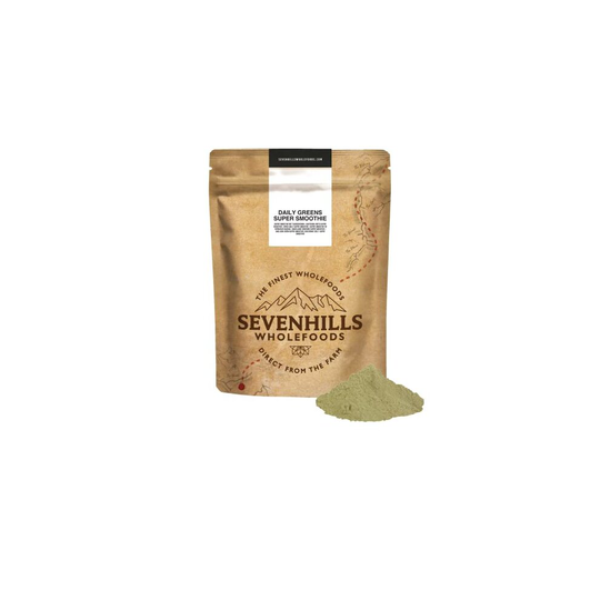 Green Detox Super Smoothie Powder Blend 400g with Organic Baobab, Chicory Root Powder, Banana, Apple, Spinach, Wheatgrass, Pineapple, Kale & Spirulina