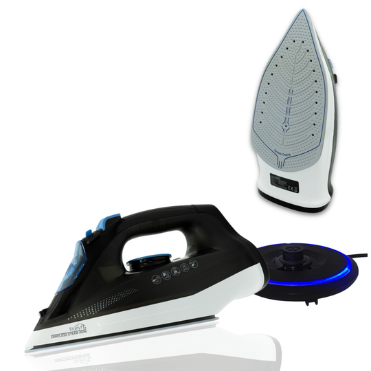 Cordless Steam Iron STARLYF, 2-in-1, 2400W, 360º, Rechargeable