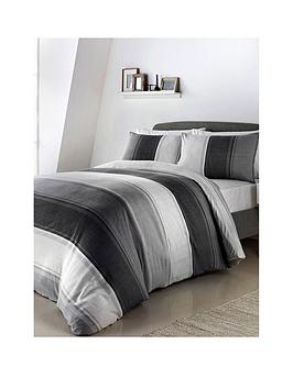 Fusion Betley Duvet Cover Set - Grey