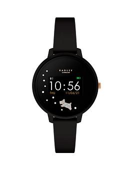 Radley Series 3 Smart Ladies Black Silicon Strap Watch