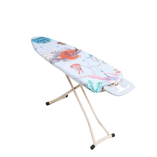 (Sea Fish) Youngshion Scorch Resistant Printed Thick Cotton Ironing Board Cover and Pad Fits to 55inch x 20inch