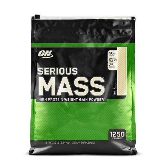 (Vanilla, 5.44kg) Optimum Nutrition Serious Mass