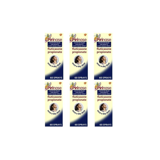 5x Pirinase Adults Non Drowsy Allergiy /Hayfever Relief Nasal Spray - 24H Relief