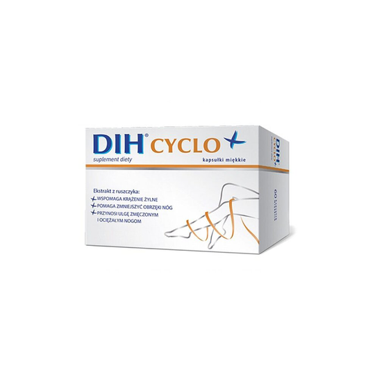 DIH Cyclo, 30 caps, venous circulation, wspomaga krazenie zylne