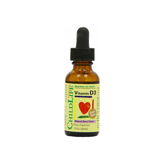 ChildLife, Vitamin D3, Natural Berry Flavor, 1 fl oz (30 ml)