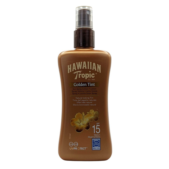 Hawaiian Tropic Golden Tropic Sun Tint Spray 200ml SPF15