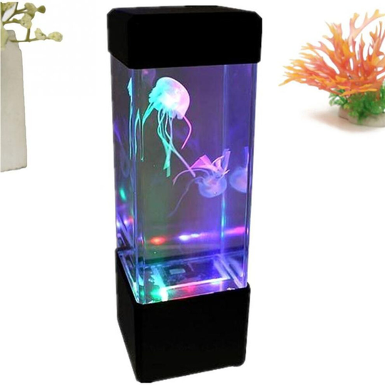 Jellyfish Tank Mood Light Relaxing Colour Changing LED Desk Lamp