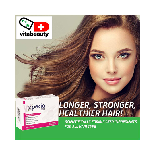 (180 TABLETS (3 MONTH SUPPLY)) Women Hair Loss Hair Growth Formula Supplement Tablets Xpecia DHT Blocker Biotin, Saw Palmetto