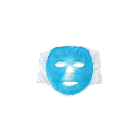 Cooling Full Face Gel Mask, Ice Mask for Puffy eyes - Relaxation & Thermal Relief - Use Hot or Cold to relieve Stress and Tension